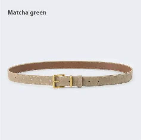 Women's Suede Leather Belt - estesbrandsllc.com