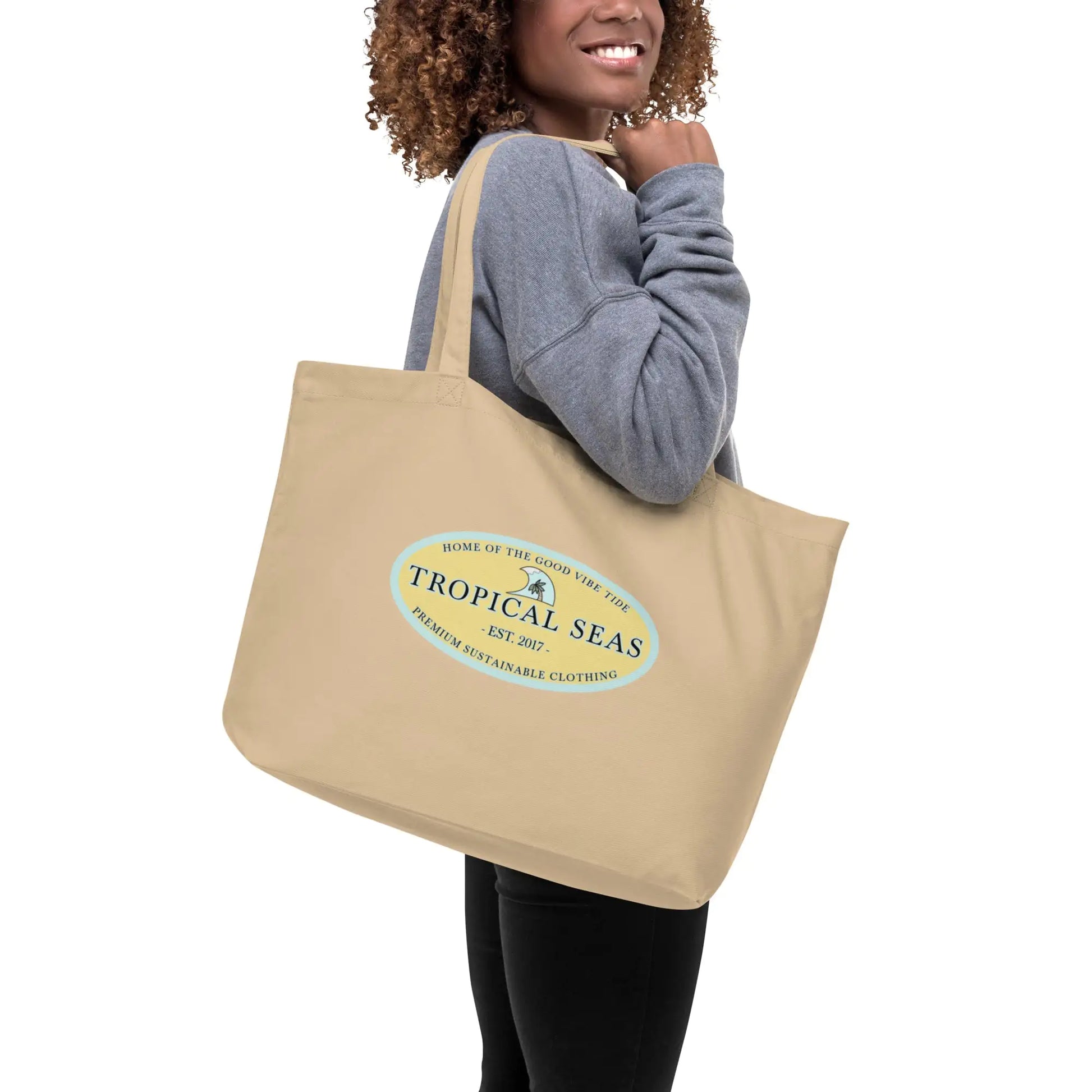 Large Dreamland Organic Tote Bag - Estes Brands, LLC