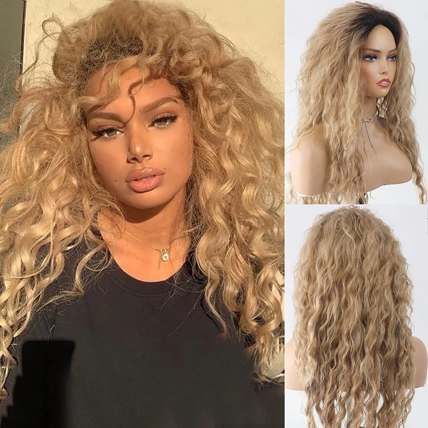 Radiant Wig with Curls