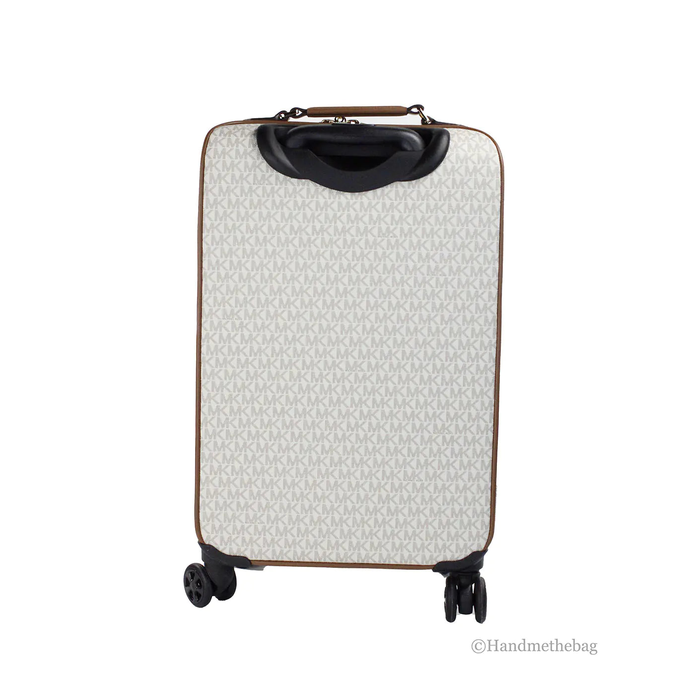 Michael Kors Travel Small Vanilla Trolley Rolling Suitcase - Estes Brands, LLC