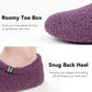 RockDove Women's Teddy Fleece Closed Back Indoor Slipper 8.5 Violet.