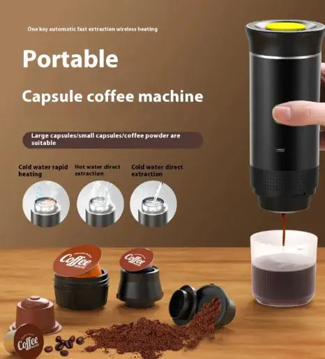 Electric Portable Coffee Machine.