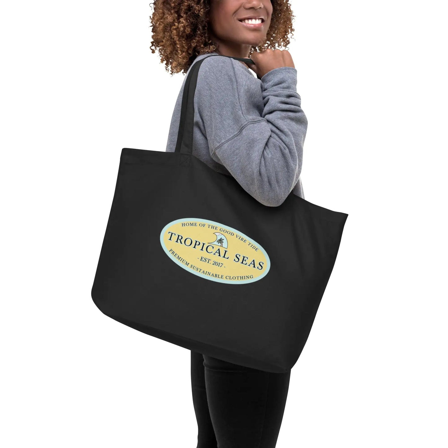 Large Dreamland Organic Tote Bag - Estes Brands, LLC