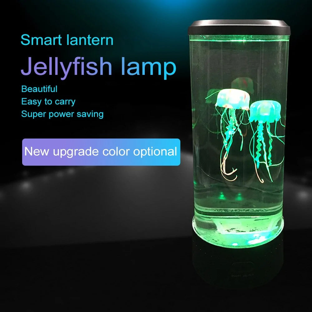 Color Changing LED Jellyfish Aquarium Night Light with USB Charging - Estes Brands, LLC