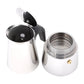 Any Morning Stovetop Espresso Maker Stainless Steel Percolator Coffee Pot 300 ml.