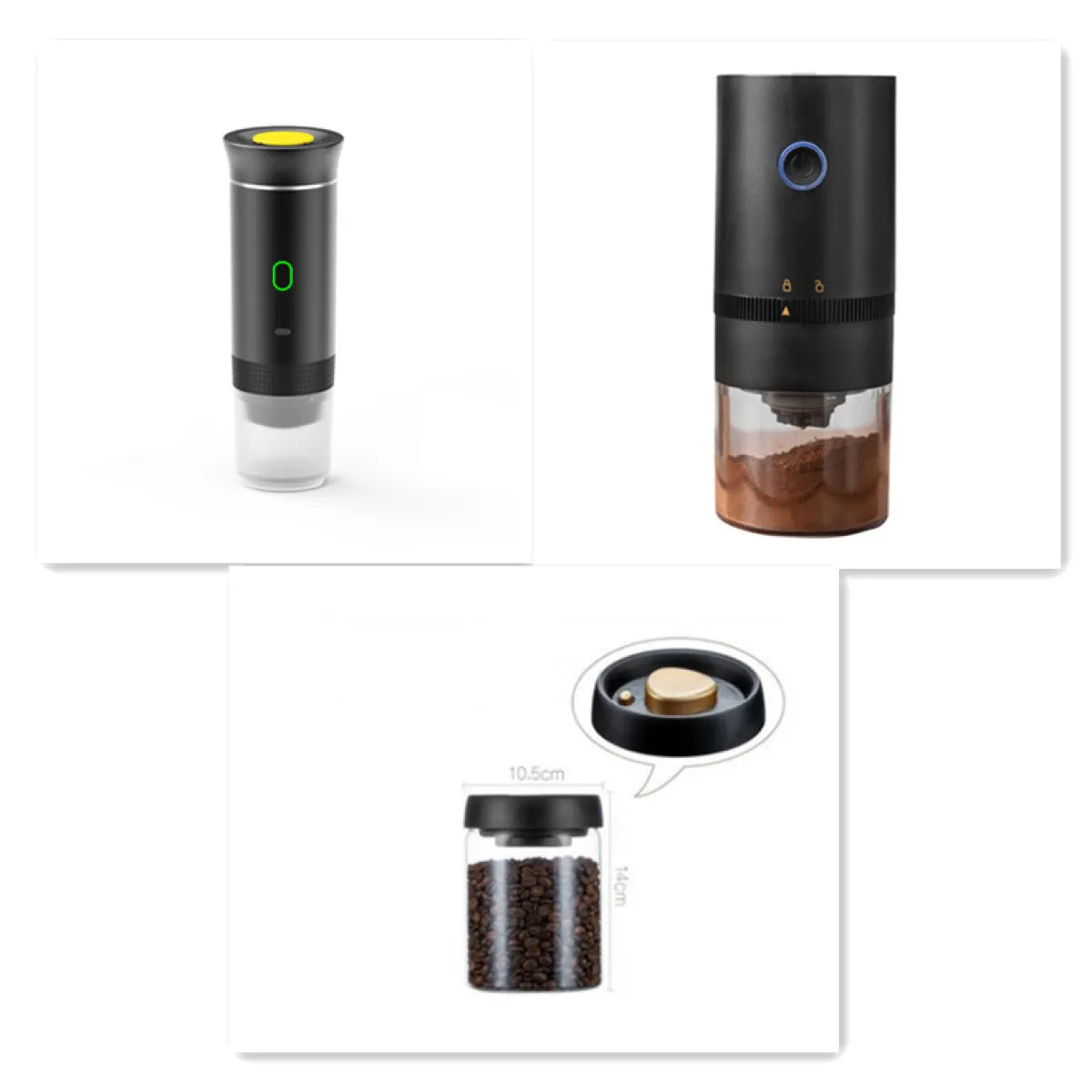 Portable Wireless Coffee Maker.