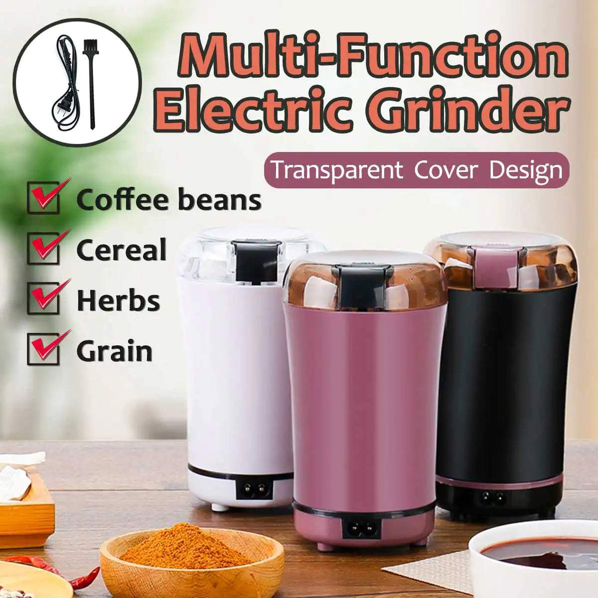 Electric Coffee Grinder.