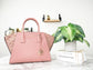 Michael Kors Avril Large Rose Leather Top Zip Satchel - Estes Brands, LLC