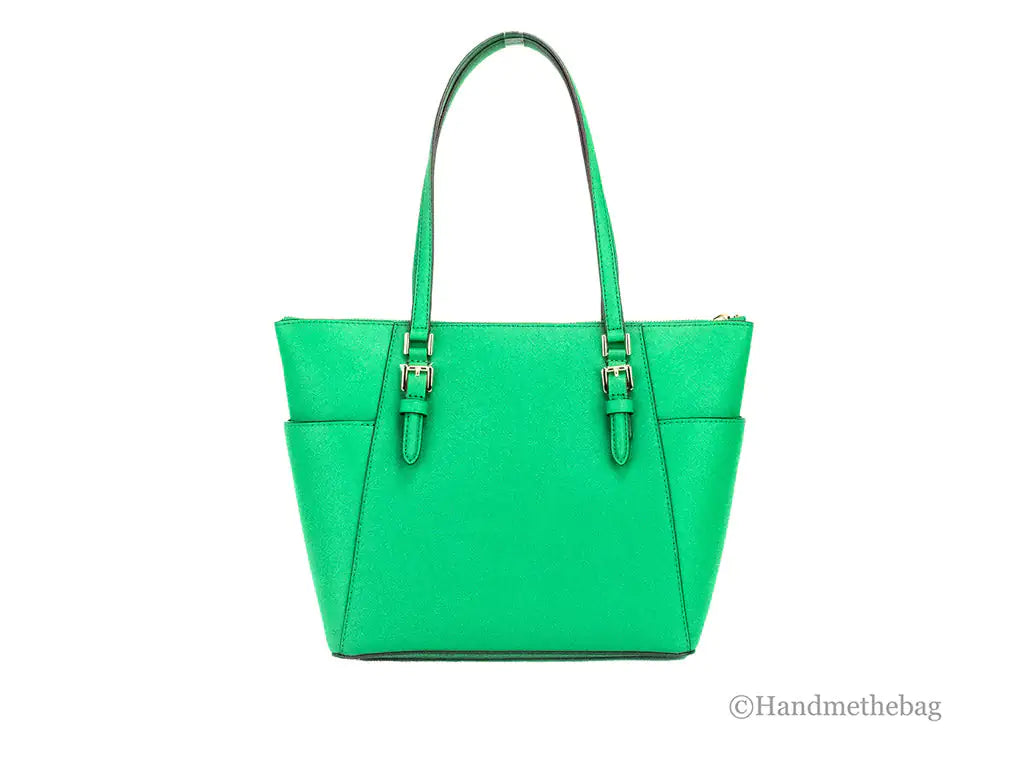 Michael Kors Charlotte Palmetto Green Large Top Zip Tote - Estes Brands, LLC