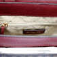 Michael Kors Manhattan Medium Dark Cherry Satchel Bag - Estes Brands, LLC